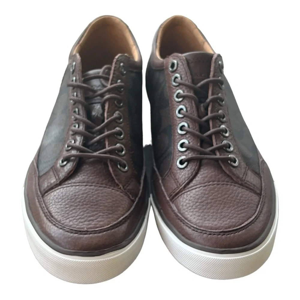 COACH PORTER LOW TOP SNEAKER MAHOGANY UNISEX - Picture 2 of 10